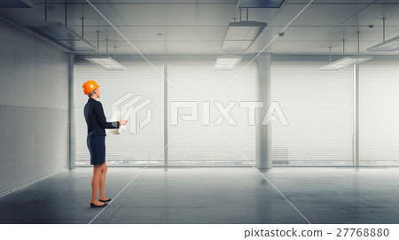 Woman designer in interior Woman designer in interior 27768880