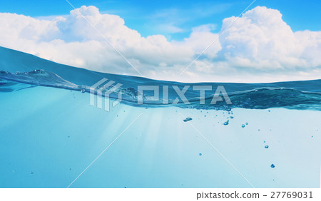 Underwater nature background Underwater nature background 27769031