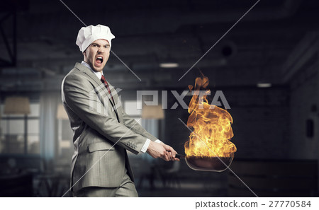 He is cooking something special He is cooking something special 27770584