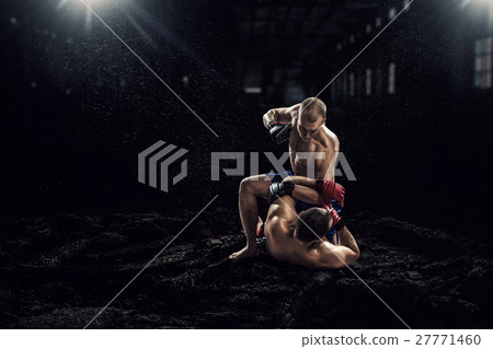 Battle of two boxers 27771460