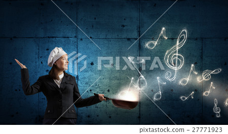 She is going to cook her idea 27771923