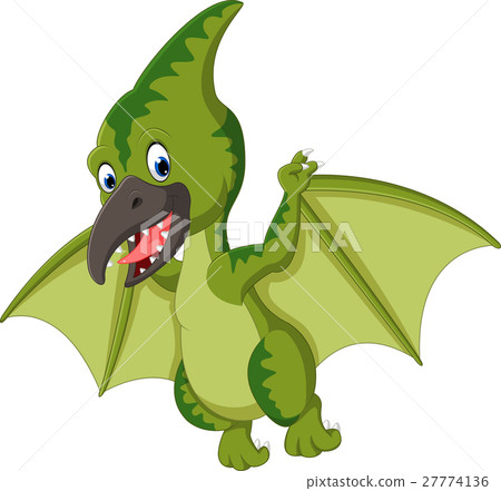 Cute pterodactyl cartoon 27774136