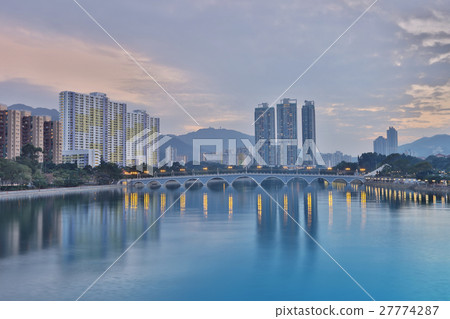 Sunset view of Shing Mun River 2016 Sunset view of Shing Mun River 2016 27774287