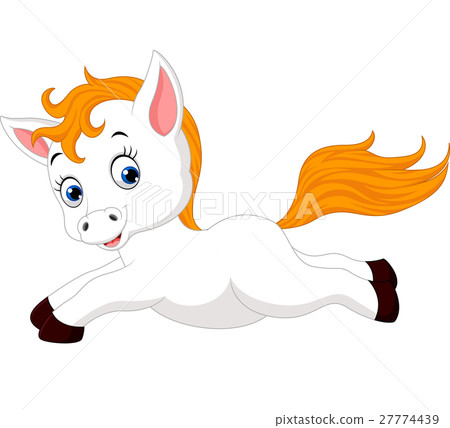 cute horse cartoon 27774439
