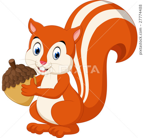 cute squirrel cartoon