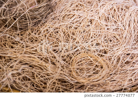 Hemp fiber background. 27774877