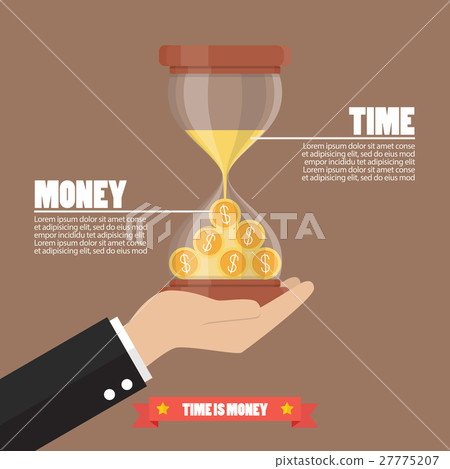 Time is money infographic Time is money infographic 27775207