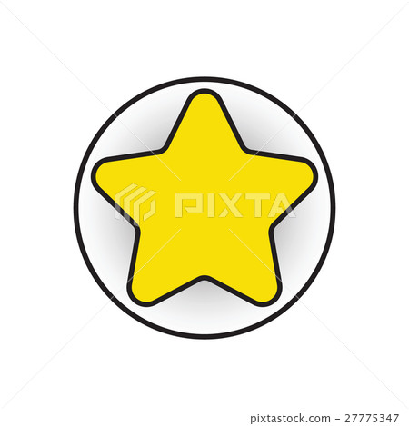 插图素材: yellow star icon