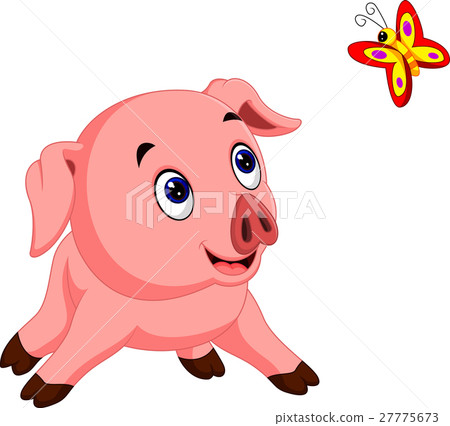pig cartoon 27775673