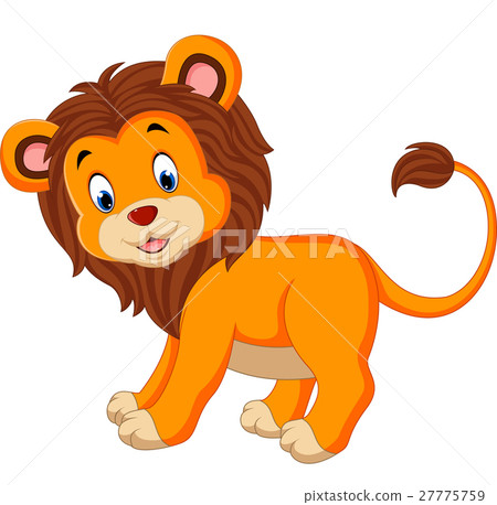 Cute lion cartoon Cute lion cartoon 27775759