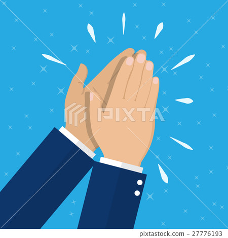 Human hands clapping. 27776193