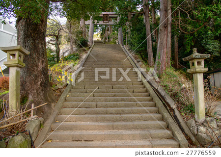 [熱海]接近伊豆山神社的樓梯 27776559