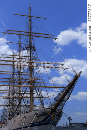 Nippon Maru Anchored at Kobe Port 27777847