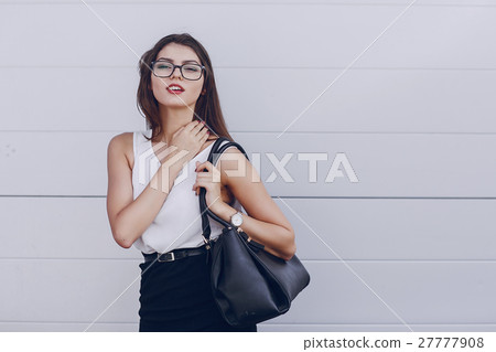 beautiful brunette with glasses beautiful brunette with glasses 27777908