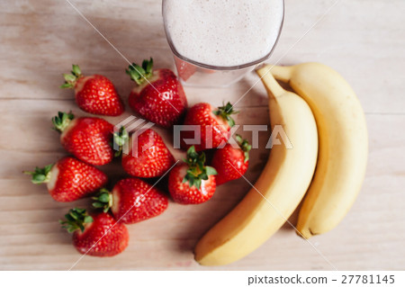 strawberry banana smoothie fresh blended strawberry banana smoothie fresh blended 27781145