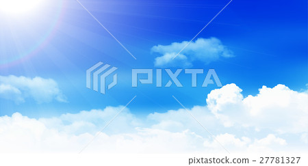 Sky Nature Landscape Background - Stock Illustration [27781327] - PIXTA