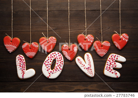 Festive decoration for Valentines day of 27783746