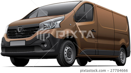 Brown light commercial vehicle 27784666