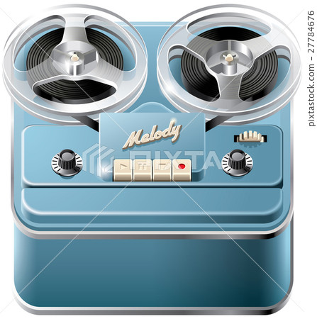 Reel-to-reel audio tape recorder icon Reel-to-reel audio tape recorder icon 27784676