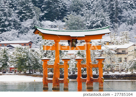 宮島與雪化妝 宮島與雪化妝 27785104