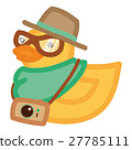 Hipster duck with camera 27785111