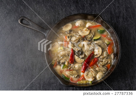 牡蠣ahigyo燒烤西班牙牡蠣食品（ajillo） 27787336