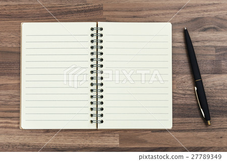 Notebook with pen Notebook with pen 27789349