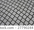 Square gypsum brick stone pattern on the street  27790284