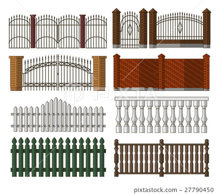 Set of gates and fences 27790450