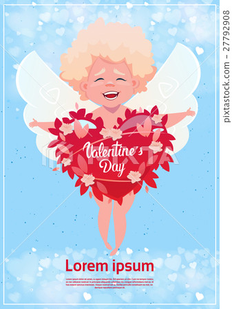 Valentine Day Gift Card Holiday Amour Love Cupid Valentine Day Gift Card Holiday Amour Love Cupid 27792908