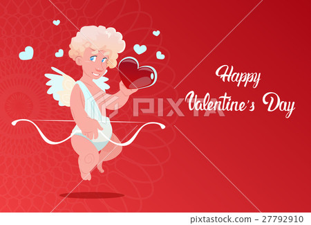 Valentine Day Gift Card Holiday Amour Love Cupid Valentine Day Gift Card Holiday Amour Love Cupid 27792910