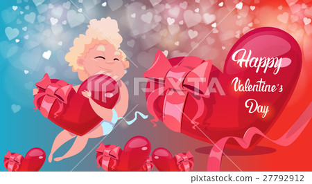 Valentine Day Gift Card Holiday Amour Love Cupid 27792912