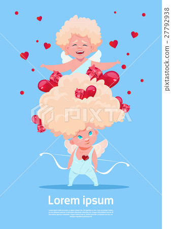 Valentine Day Gift Card Holiday Amour Love Cupid 27792938