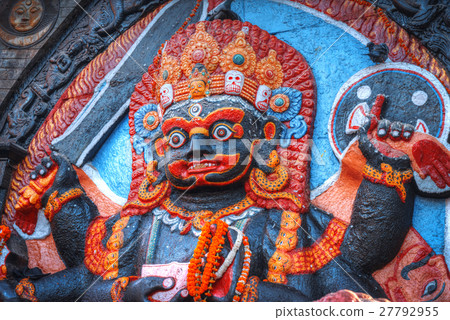Kali statue in Kathmandu Kali statue in Kathmandu 27792955