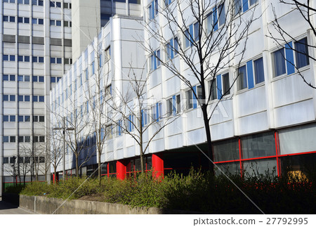 buildings in a residential area buildings in a residential area 27792995