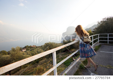 Girl on the observation deck Girl on the observation deck 27793784