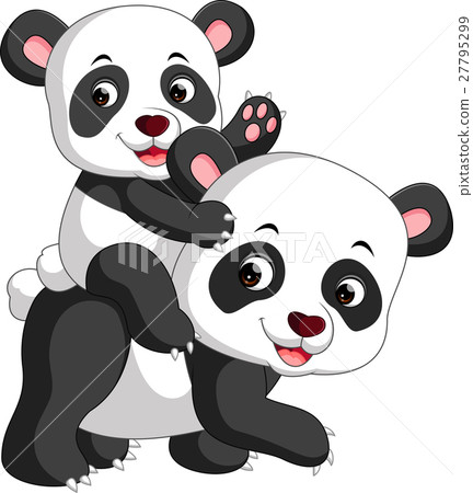 Cute panda cartoon Cute panda cartoon 27795299