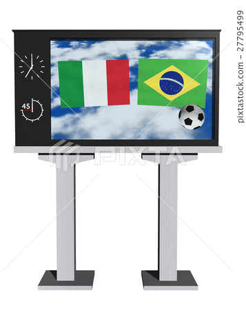 Football monitor (Italy VS Brazil) Football monitor (Italy VS Brazil) 27795499
