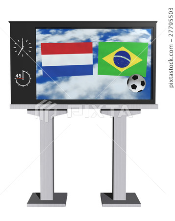 Football monitor (Netherlands VS Brazil) Football monitor (Netherlands VS Brazil) 27795503