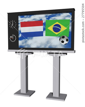 Football monitor (Netherlands VS Brazil) Football monitor (Netherlands VS Brazil) 27795504