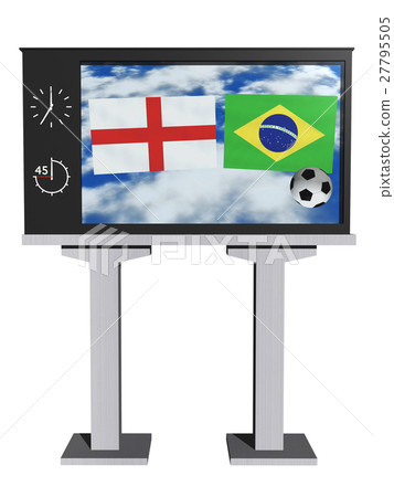 Football monitor (England VS Brazil) 27795505