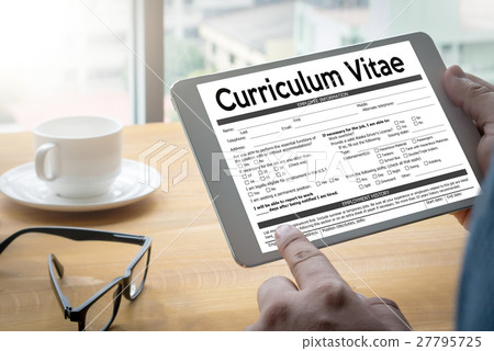 CV - Curriculum Vitae (Job interview concept CV - Curriculum Vitae (Job interview concept 27795725