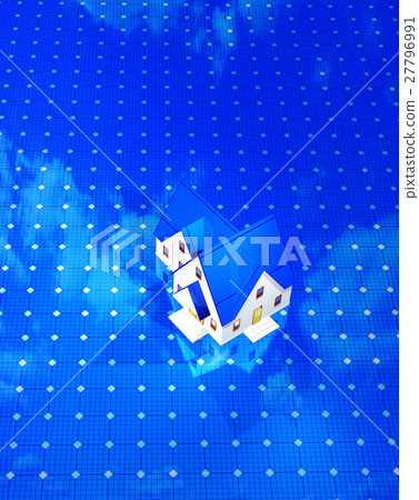 Solar panels and eco houses Solar panels and eco houses 27796991