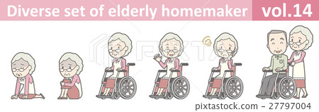 佩帶圍裙vol.14的老婦人 27797004