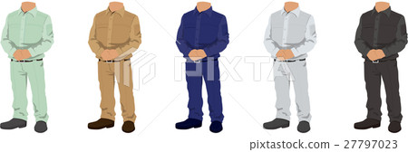 Work clothes 02_ color difference set Work clothes 02_ color difference set 27797023