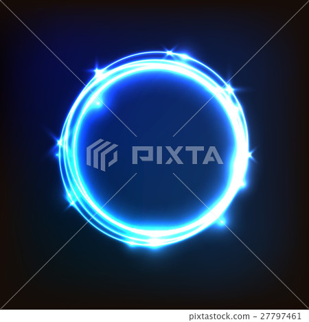 Abstract glowing blue background with circles Abstract glowing blue background with circles 27797461