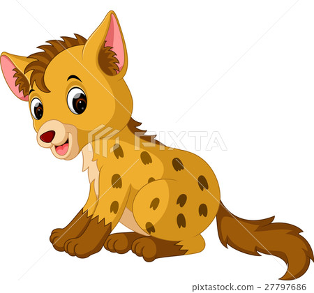 Cartoon funny hyena Cartoon funny hyena 27797686