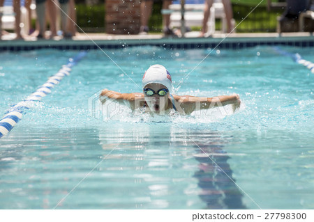 Swimming butterfly 27798300