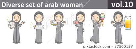 Arab women in ethnic costumes vol. 10 27800137