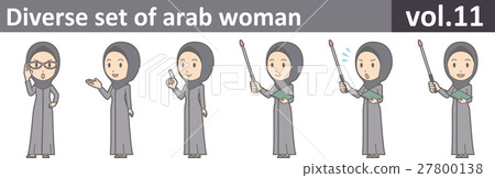 Arab women in ethnic costumes vol.11 27800138